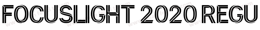 Focuslight 2020 Regu字体转换